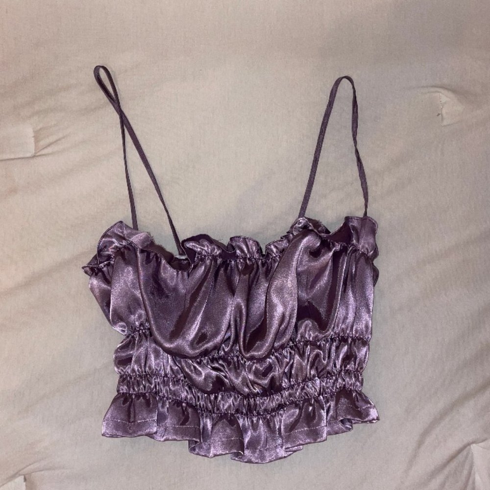 Purple Avenir Vert Crop Top